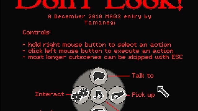 Image for the game Don't Look!
