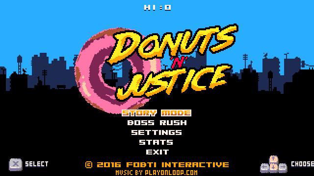 Image for the game Donuts 'N' Justice