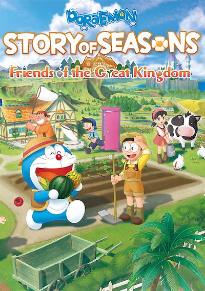 Cover image for the game Doraemon Story of Seasons: Friends of the Great Kingdom