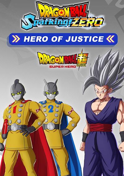 Cover image for the game Dragon Ball: Sparking! Zero - Hero of Justice Pack