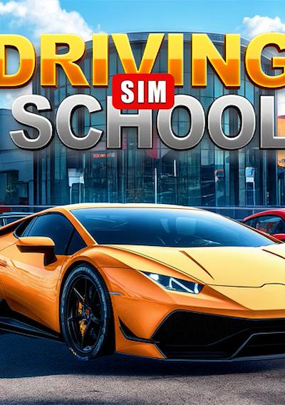 Cover image for the game Driving School Sim