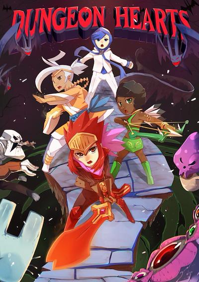 Cover image for the game Dungeon Hearts
