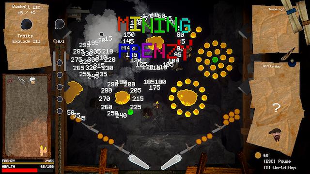 Image for the game Dwarrf: A Pinball Roguelike