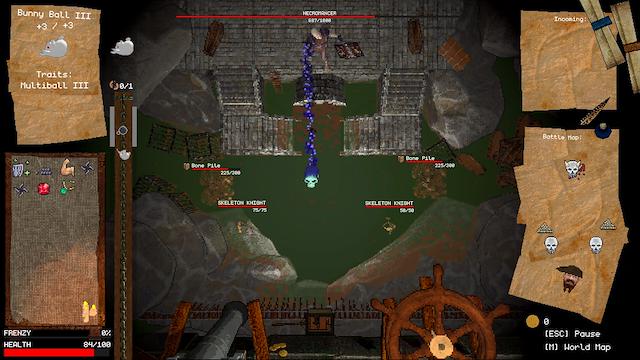 Image for the game Dwarrf: A Pinball Roguelike