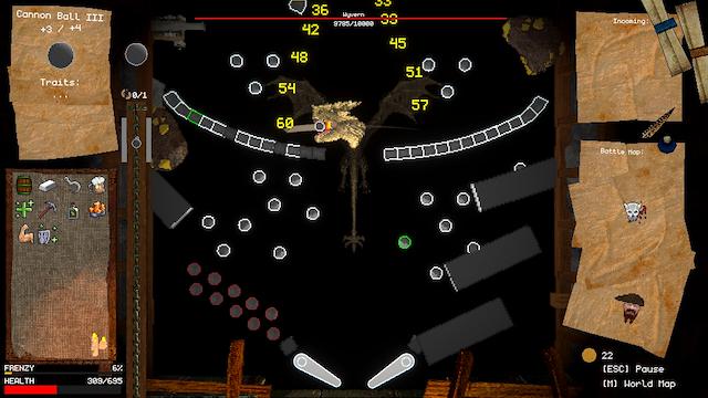 Image for the game Dwarrf: A Pinball Roguelike