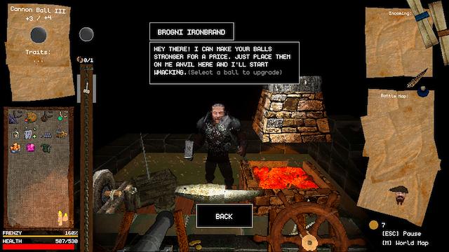Image for the game Dwarrf: A Pinball Roguelike