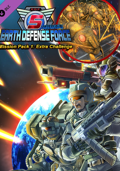 Cover image for the game Earth Defense Force 5: Mission Pack 1 - Extra Challenge