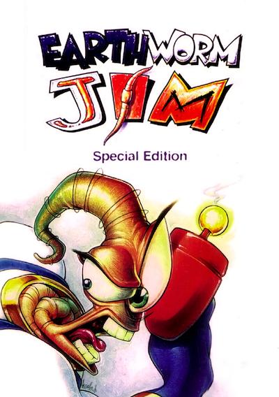 Cover image for the game Earthworm Jim: Special Edition