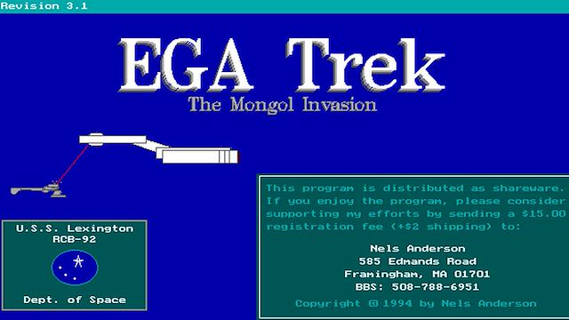 Image for the game EGA Trek