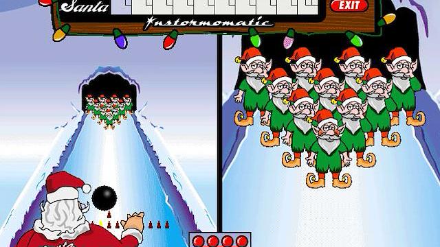 Image for the game Elf Bowling