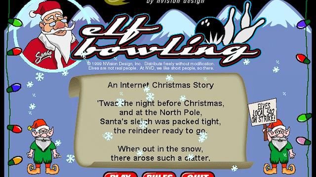 Image for the game Elf Bowling