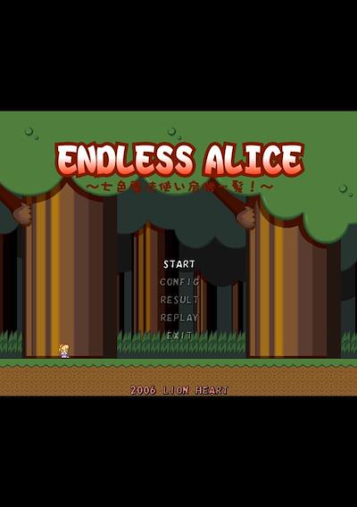 Cover image for the game Endless Alice: Nana-iro Mahoutsukai Kiki Ippatsu!