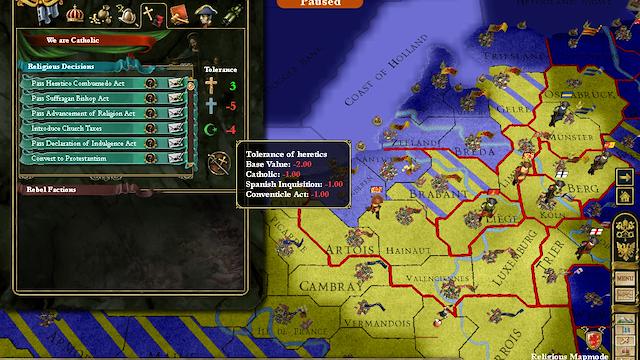Image for the game Europa Universalis III: In Nomine