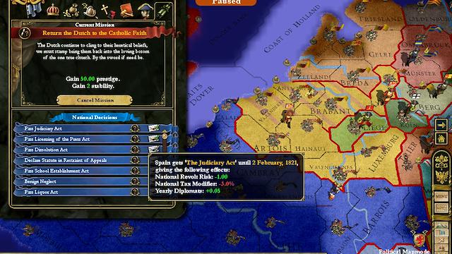 Image for the game Europa Universalis III: In Nomine