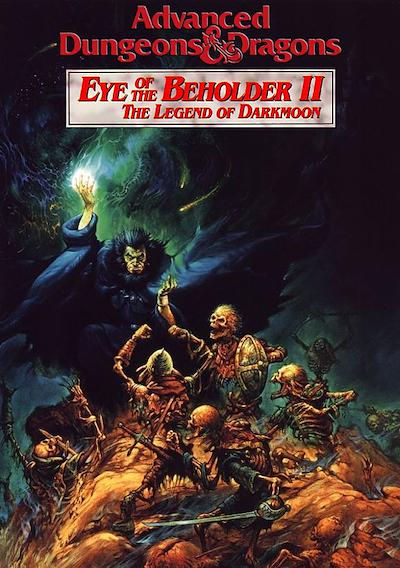 Cover image for the game Eye of the Beholder II: The Legend of Darkmoon