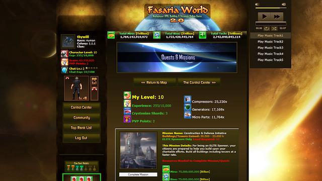 Image for the game Fasaria World Online