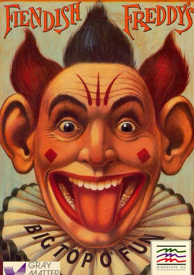 Cover image for the game Fiendish Freddy's Big Top O' Fun