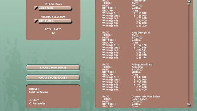 Image for the game Final Stretch: Horse Racing Sim