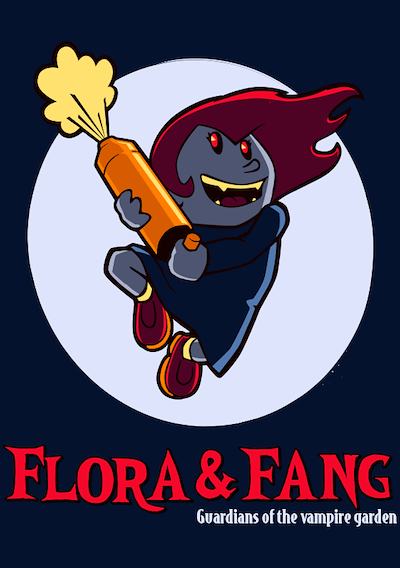 Cover image for the game Flora & Fang: Guardians of the vampire garden