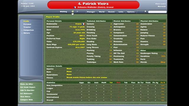 Image for the game Football Manager 2005