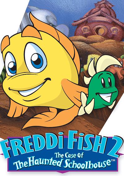 Cover image for the game Freddi Fish 2: The Case of the Haunted Schoolhouse