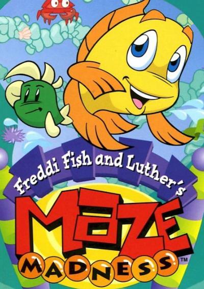 Cover image for the game Freddi Fish and Luther's Maze Madness