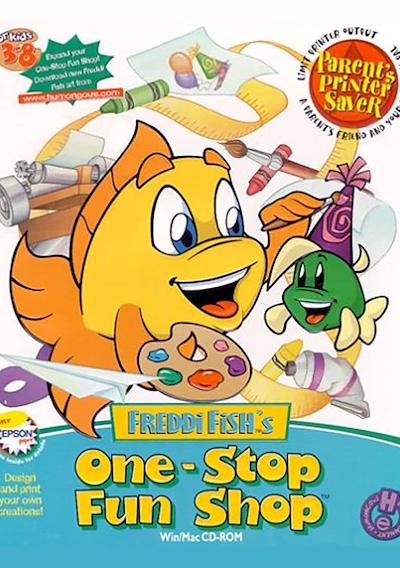 Cover image for the game Freddi Fish's One Stop Fun Shop