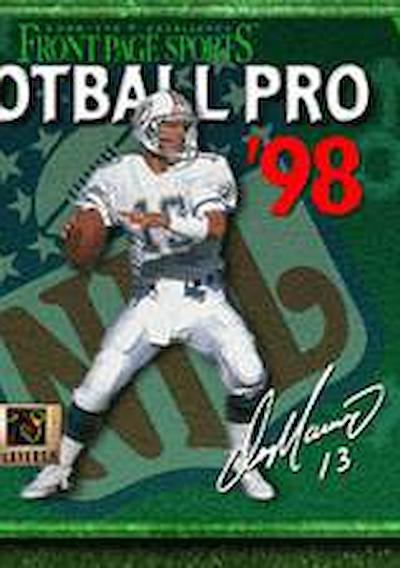 Cover image for the game Front Page Sports Football Pro '98