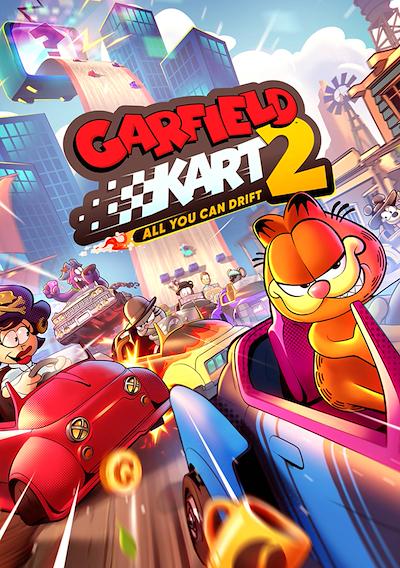 Cover image for the game Garfield Kart 2: All You Can Drift