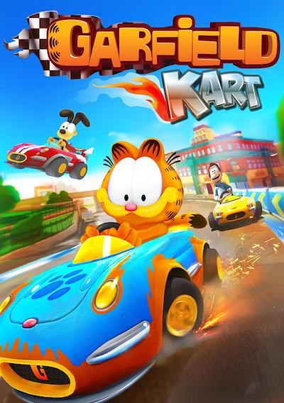 Cover image for the game Garfield Kart