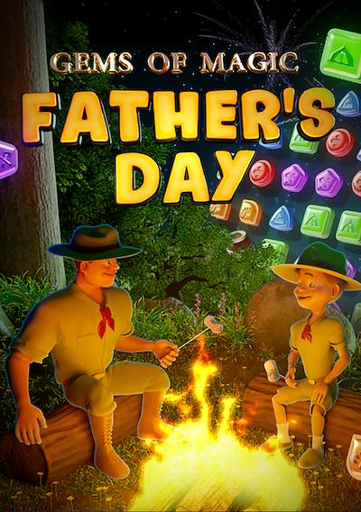 Cover image for the game Gems of Magic: Father's Day