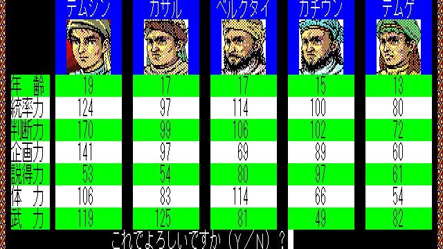 Image for the game Genghis Khan