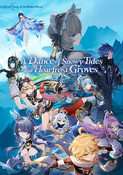 Cover image for the game Genshin Impact: A Dance of Snowy Tides and Hoarfrost Groves