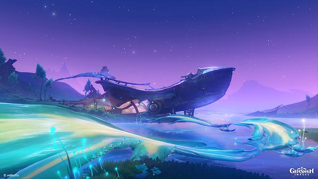 Image for the game Genshin Impact: A Dance of Snowy Tides and Hoarfrost Groves