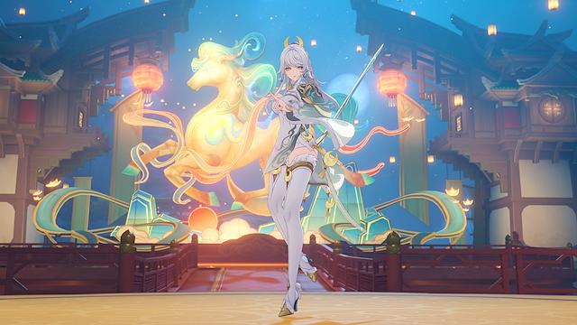 Image for the game Genshin Impact: A Traveler on a Winter's Night
