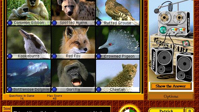Image for the game GeoSafari: Animals