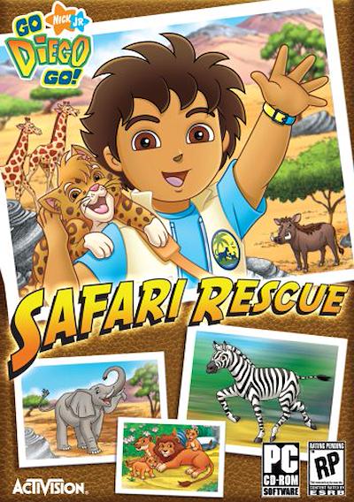 Cover image for the game Go, Diego, Go! Safari Rescue