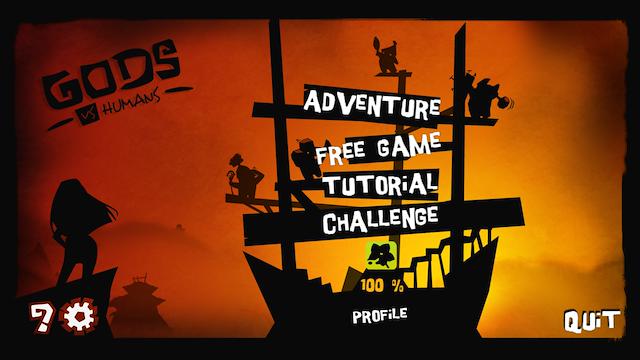 Image for the game Gods vs. Humans