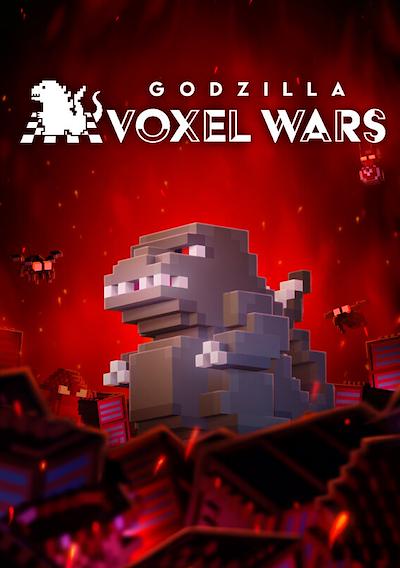 Cover image for the game Godzilla Voxel Wars