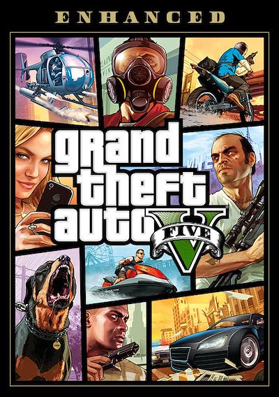Cover image for the game Grand Theft Auto V Enhanced