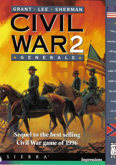 Cover image for the game Grant, Lee, Sherman: Civil War Generals 2