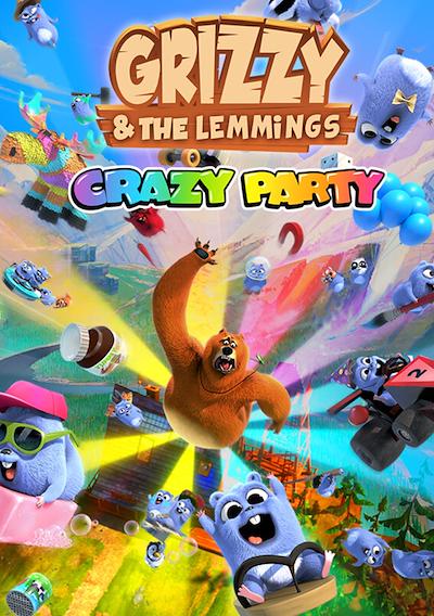 Cover image for the game Grizzy & the Lemmings: Crazy Party
