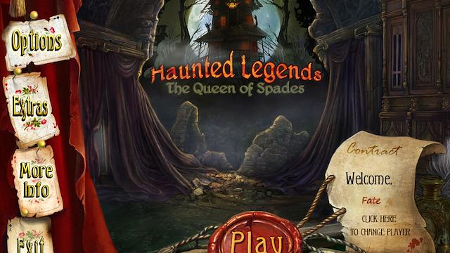 Image for the game Haunted Legends: The Queen of Spades