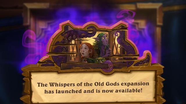 Image for the game Hearthstone: Whispers of Old Gods