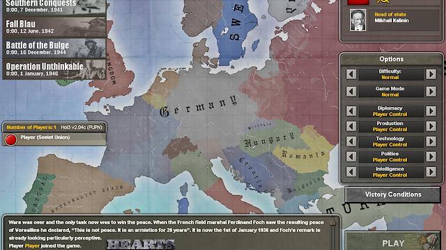 Image for the game Hearts of Iron III: For the Motherland