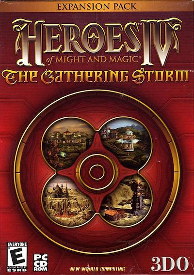 Cover image for the game Heroes of Might and Magic IV: The Gathering Storm