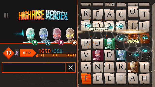 Image for the game Highrise Heroes: Word Challenge