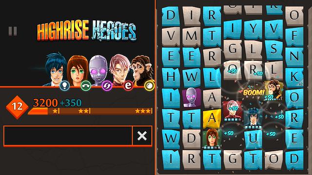 Image for the game Highrise Heroes: Word Challenge