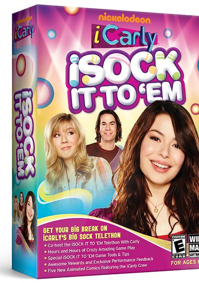 Cover image for the game ICarly: Isock it to 'Em