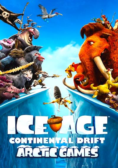 Cover image for the game Ice Age: Continental Drift - Arctic Games